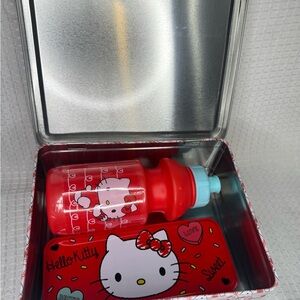 Sanrio Hello Kitty Red Tin Lunch Box